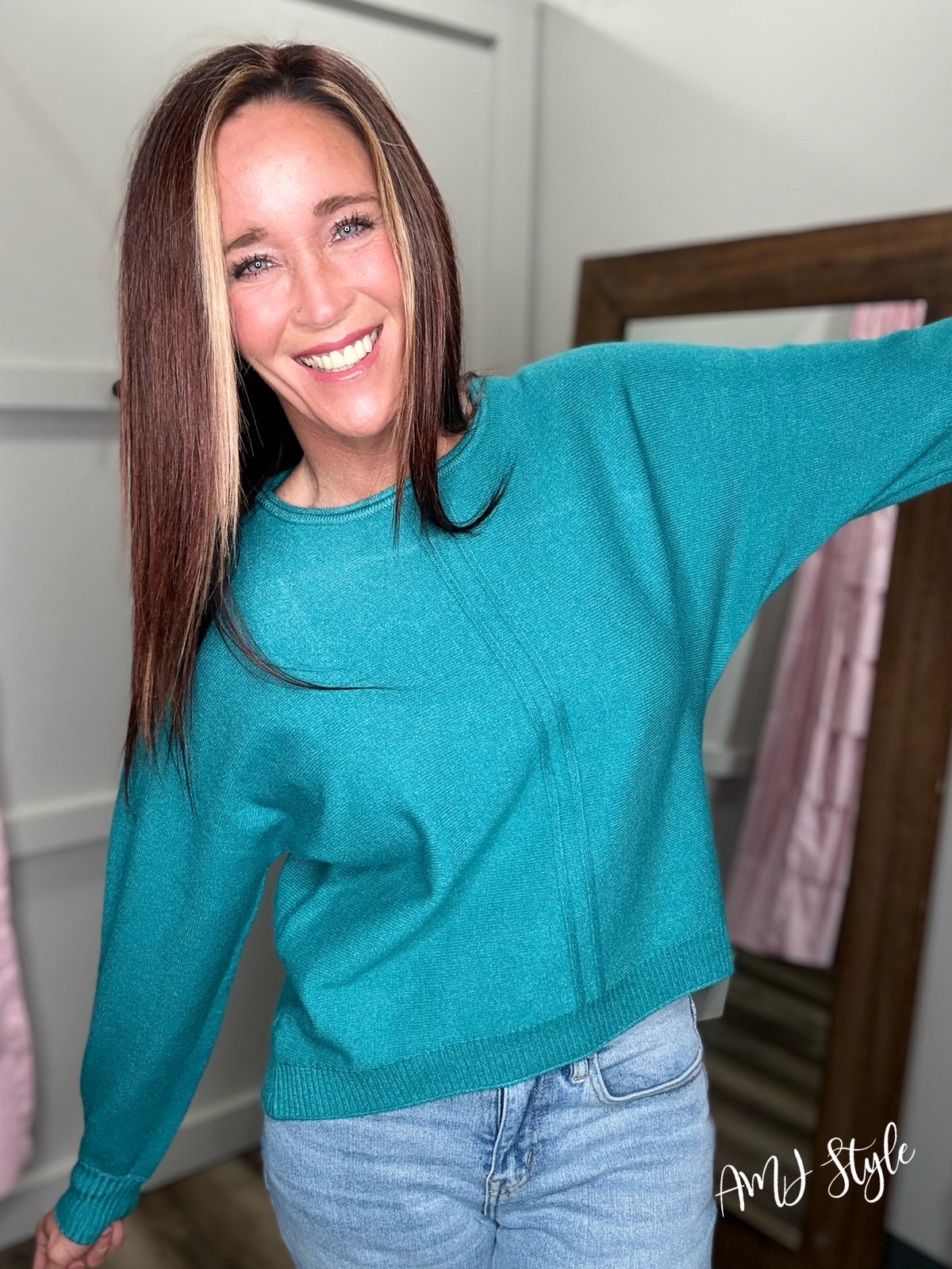 Ultra Luxe Sweater - Teal