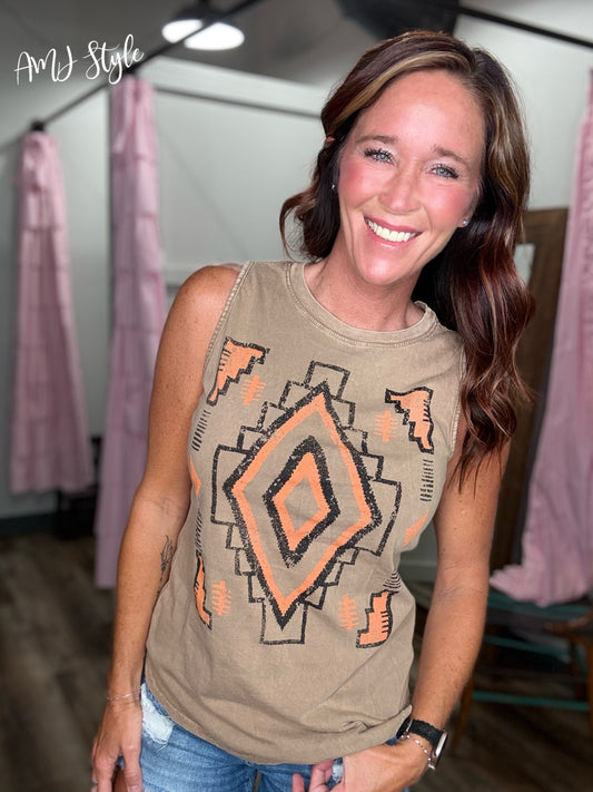 Aztec Vintage Tank