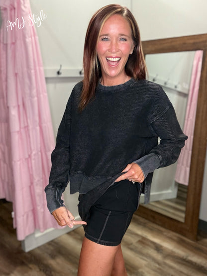 Luxe Corded Crew Skort