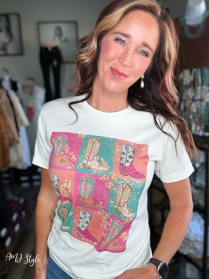 Bling Boot Adult Tee