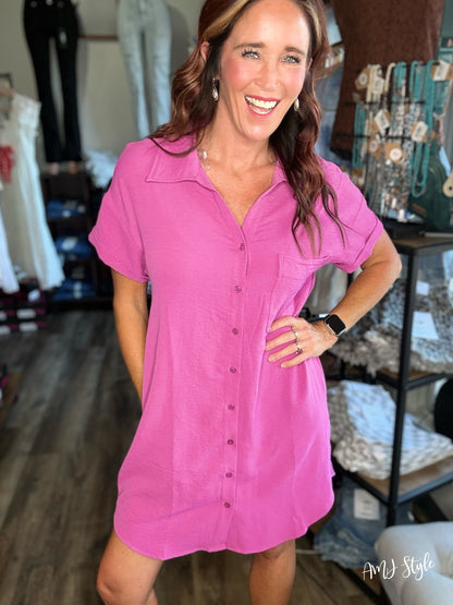 Bold Berry Dress