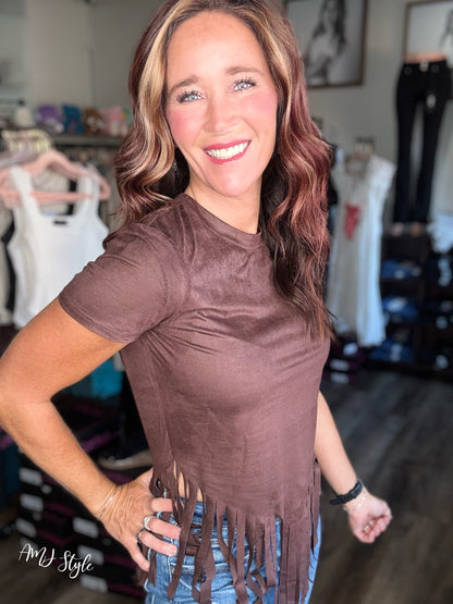 Rustic Rebel Fringe Top