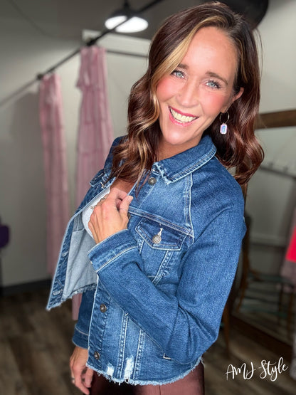 All Day Denim Jacket - Dark Wash