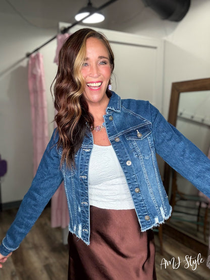 All Day Denim Jacket - Dark Wash