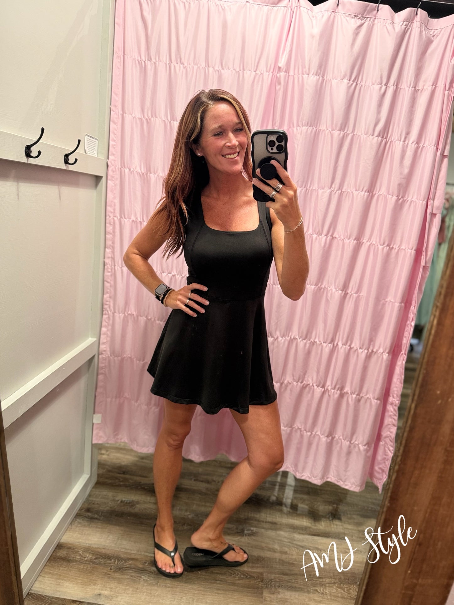 Court Side Romper - Black