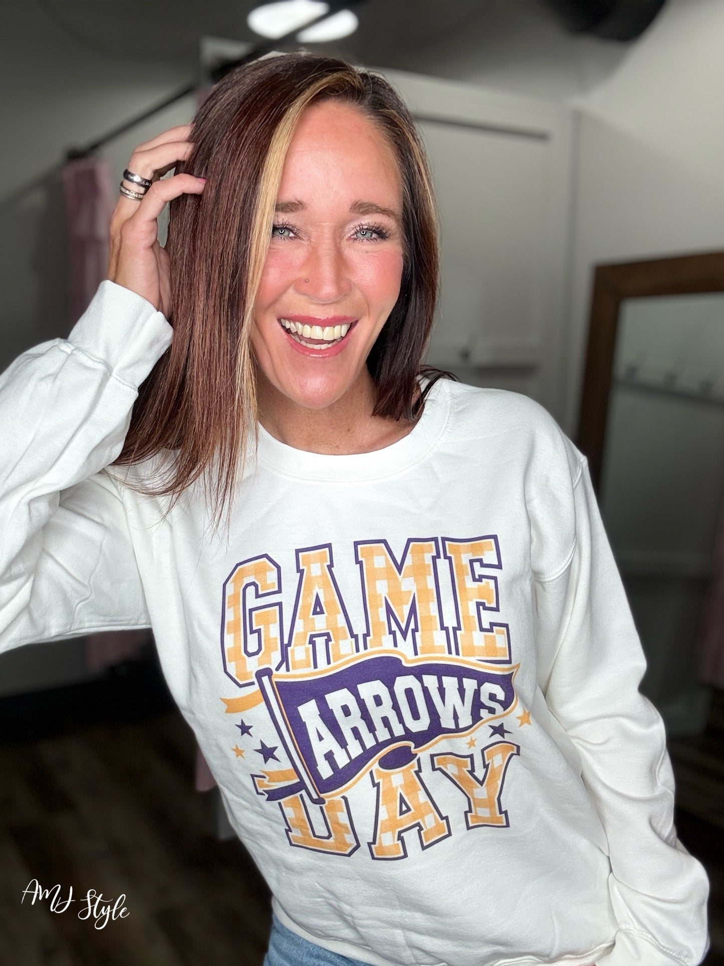 Checkered Arrows Game Day Crew