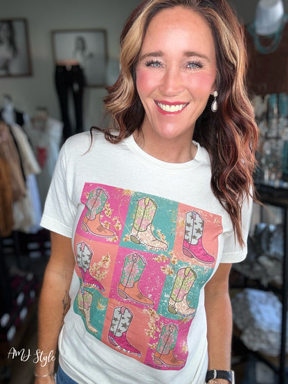 Bling Boot Adult Tee