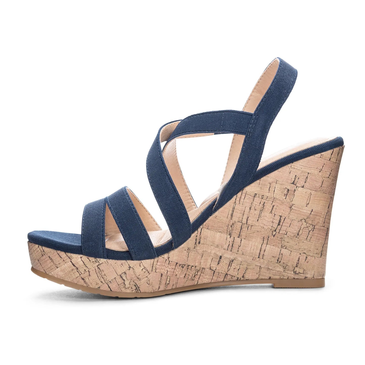 Bijous Cork Wedge Sandal