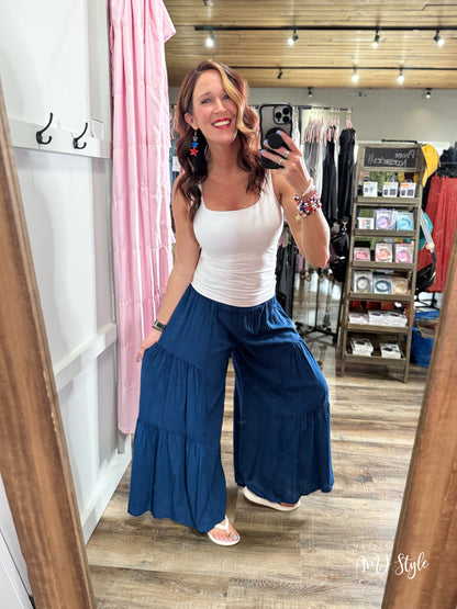 Wanderlust Wide Leg Pants - Denim