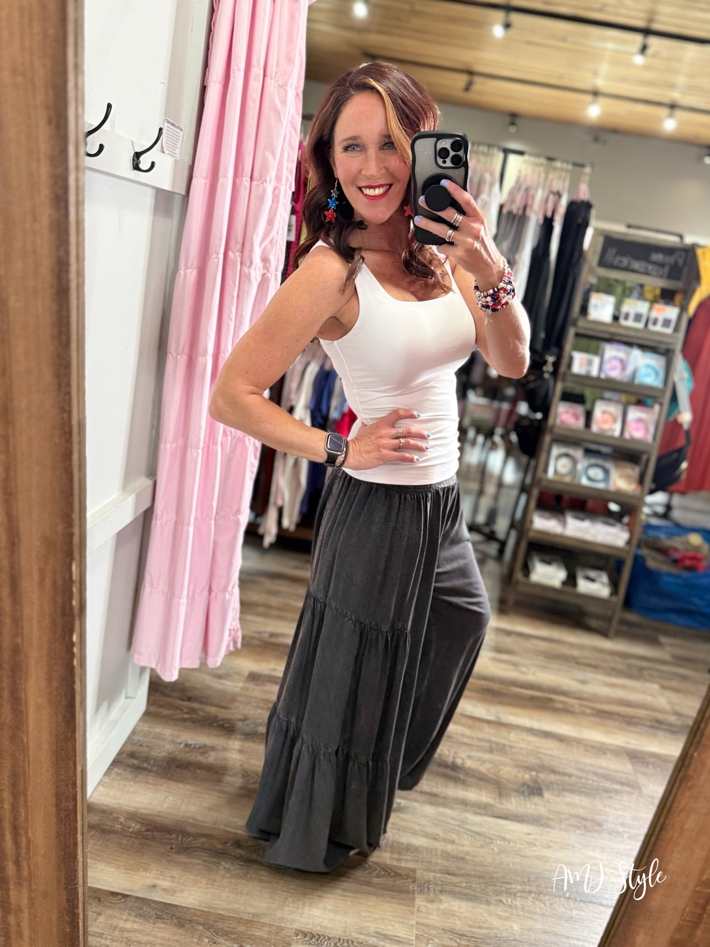 Wanderlust Wide Leg Pants - Charcoal