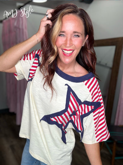 Beautiful Bold Star Top
