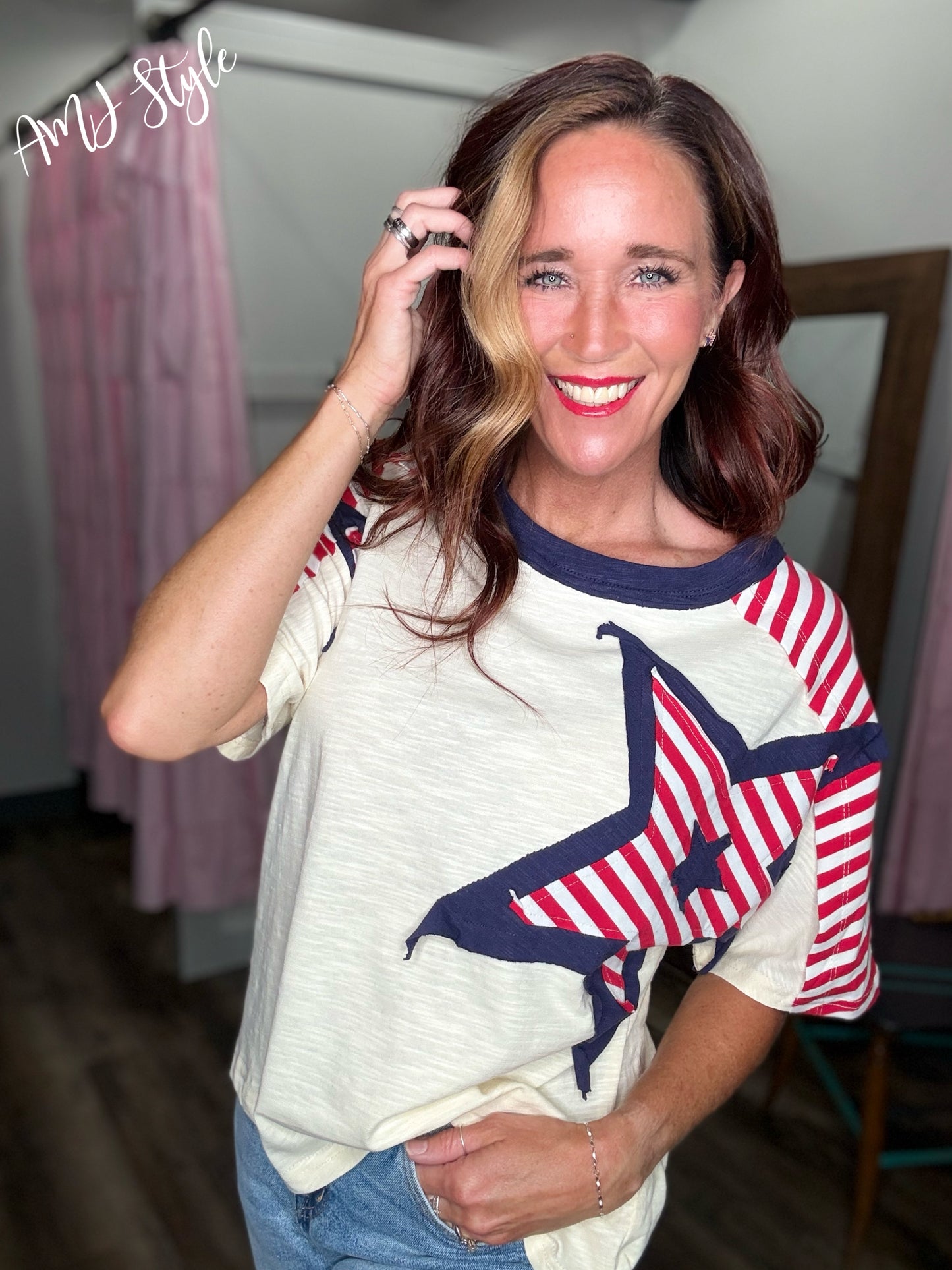 Beautiful Bold Star Top