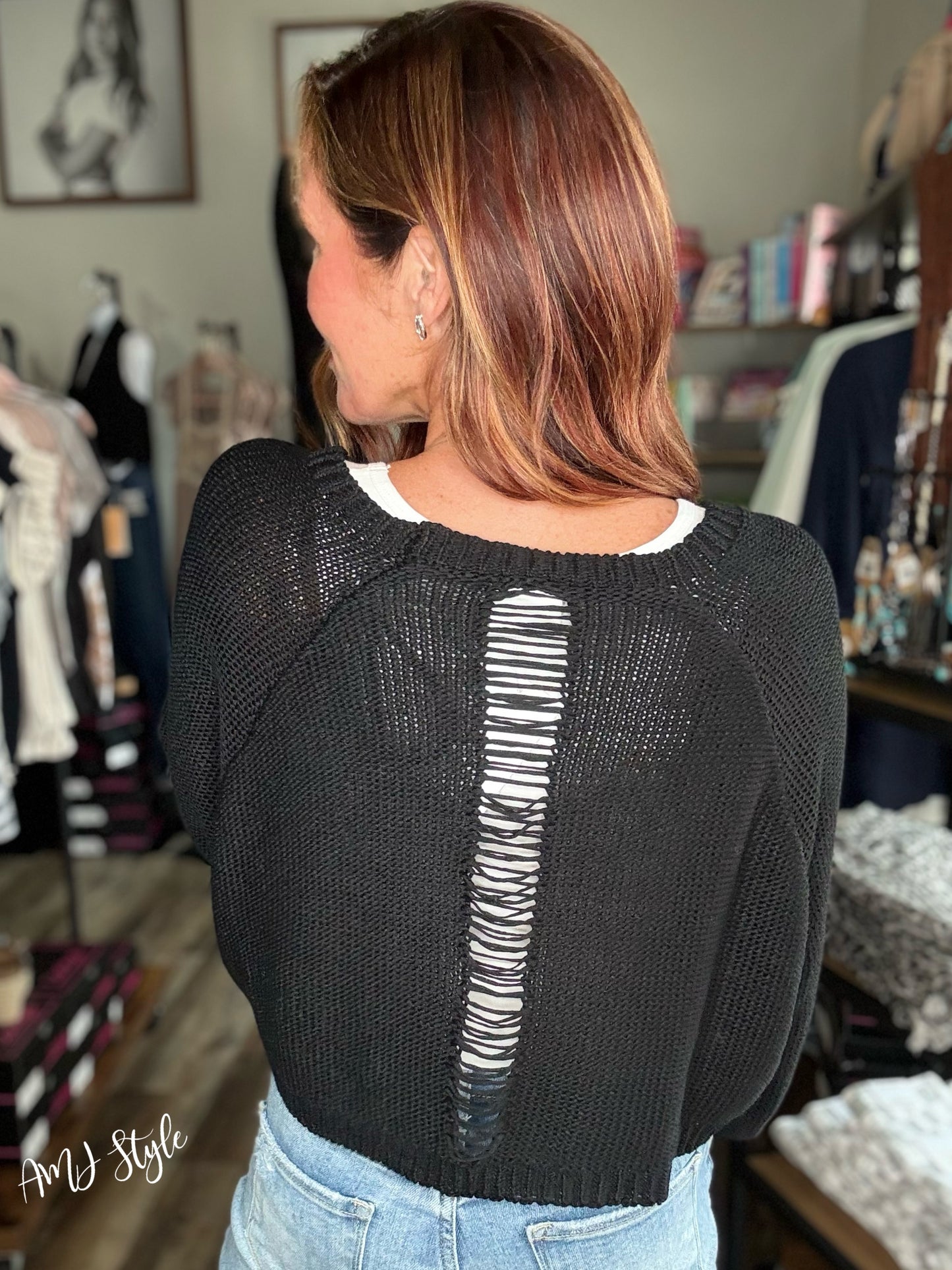 The Weekend Wrap Cardi - Black