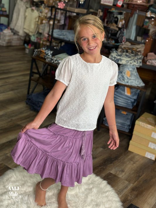 Lavender Breeze Kiddo Skirt