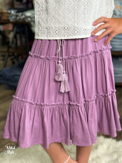 Lavender Breeze Kiddo Skirt
