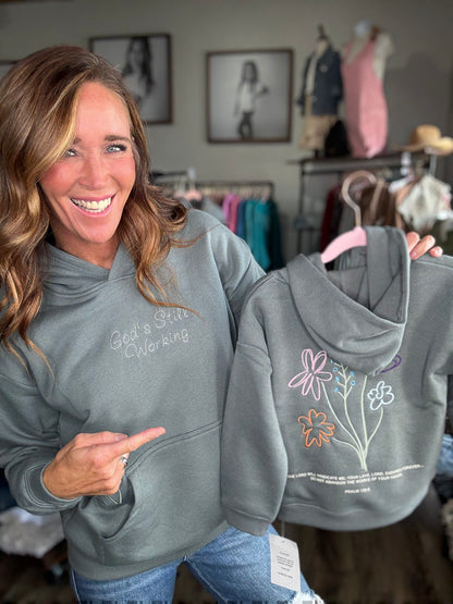 God's Still Working Kids Hoodie