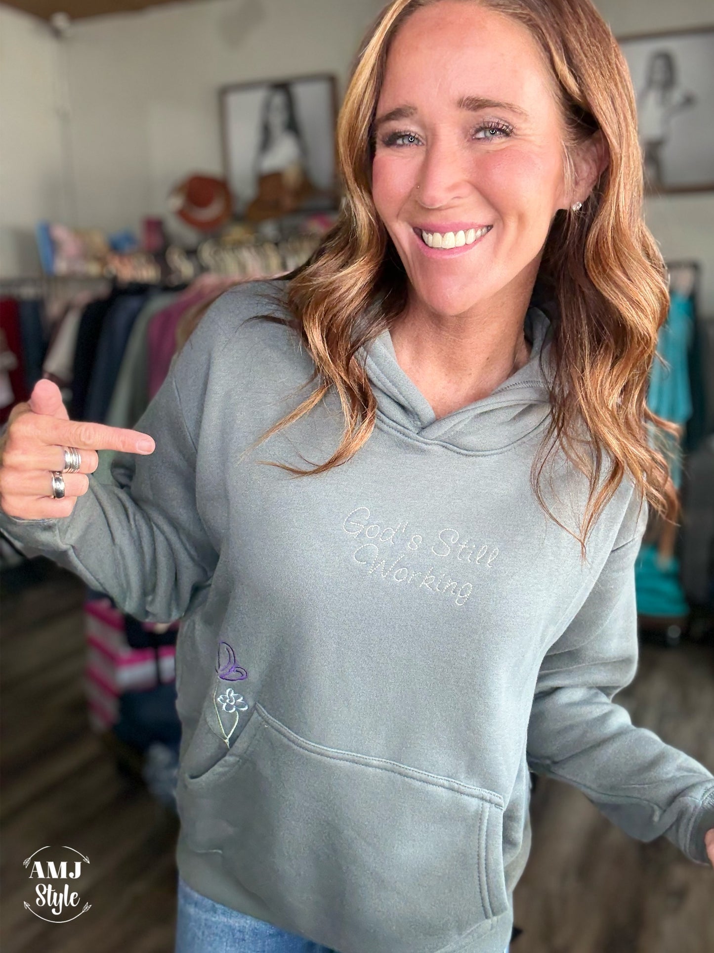 God's Still Working Hoodie