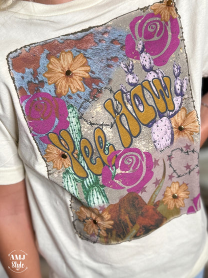 Yee Haw Bling Kiddo Tee