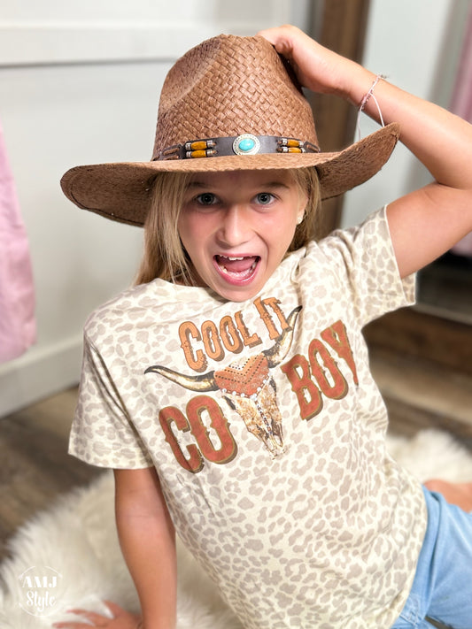 Cool it Cowboy Kiddo Tee