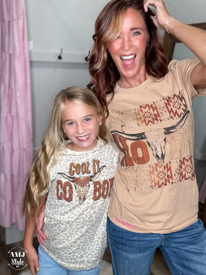 Cool it Cowboy Kiddo Tee
