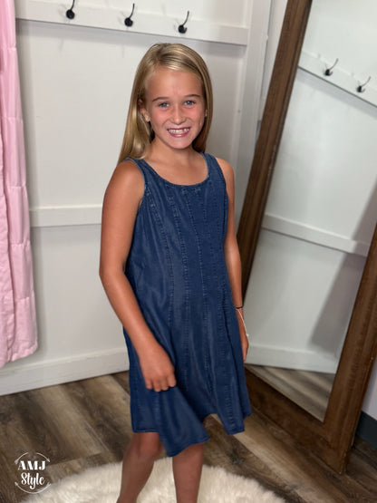 Twin with Me Denim Dress