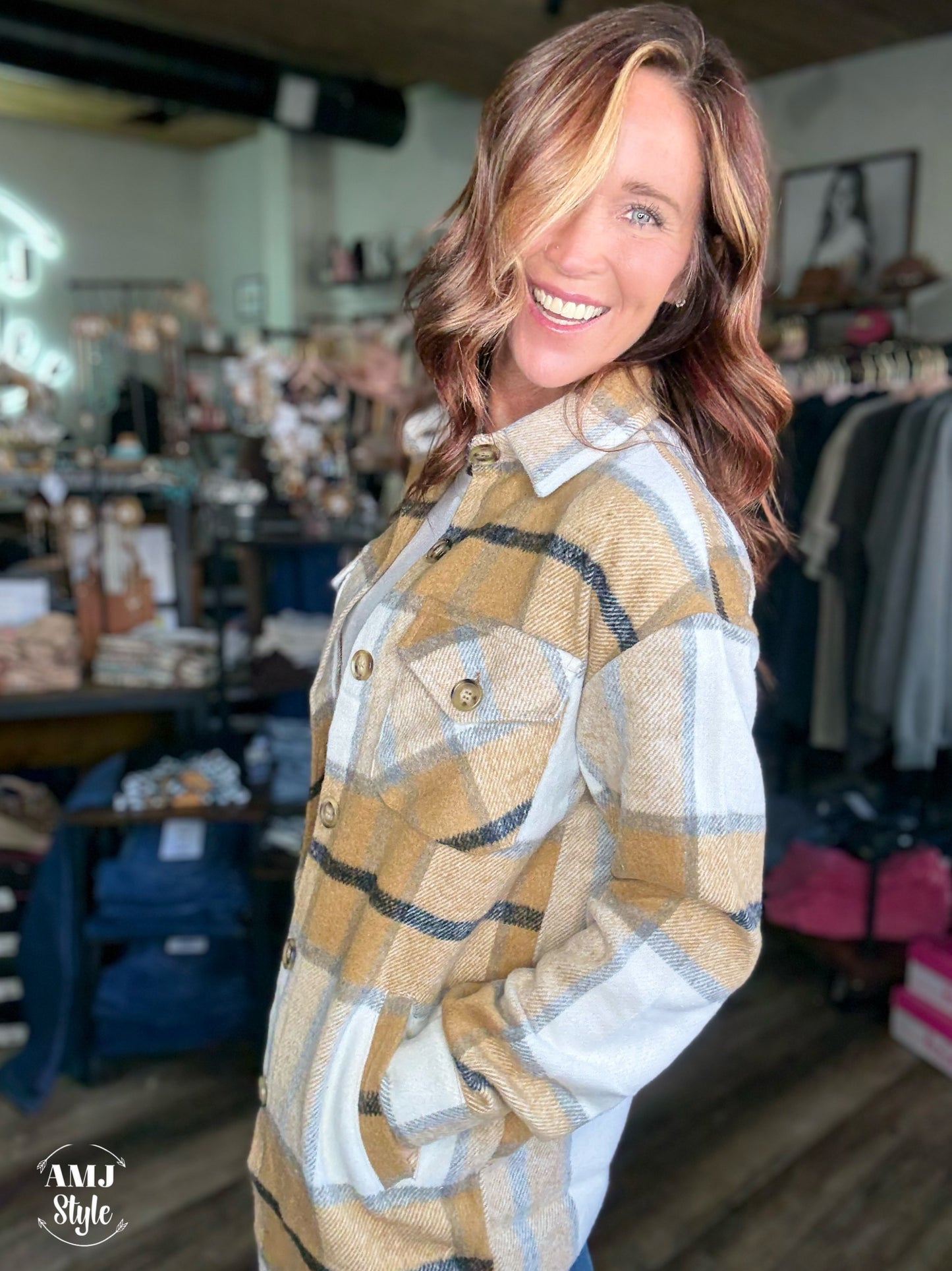 Timber Trail Flannel - Dark Khaki