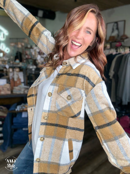 Timber Trail Flannel - Dark Khaki