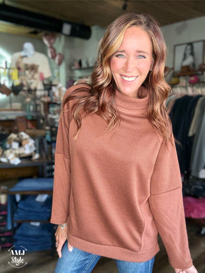 Chrissy Cowl Neck Top