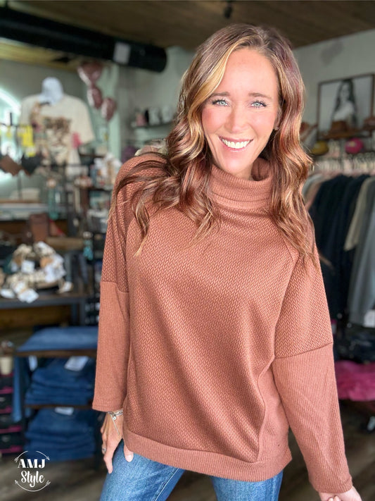 Chrissy Cowl Neck Top