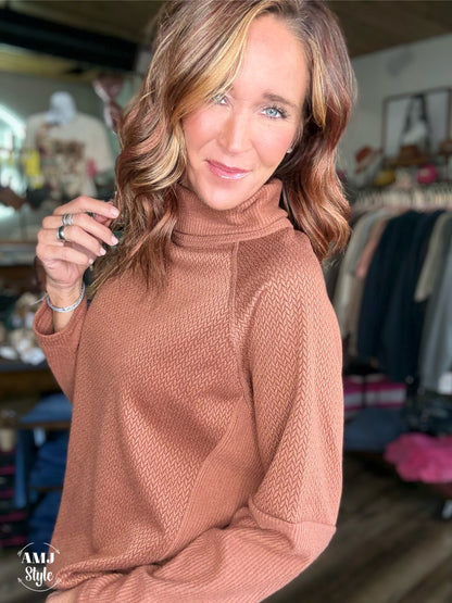Chrissy Cowl Neck Top