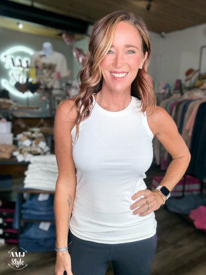 Essential Micro-ribbed Tank Top