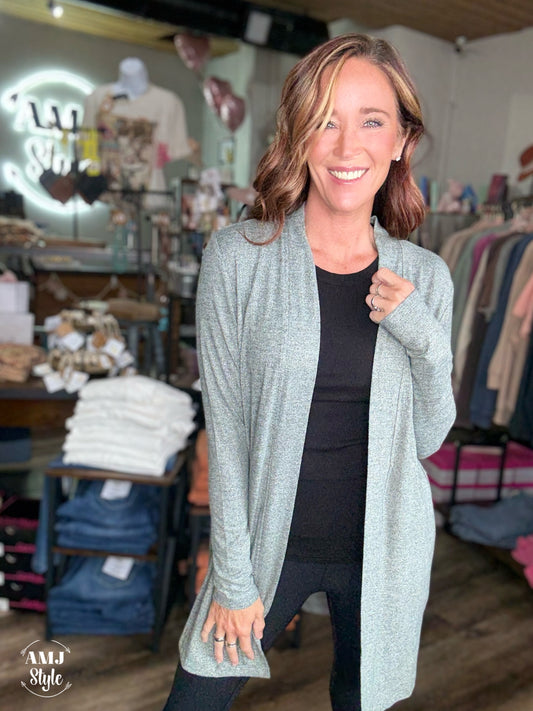 The Optimal Cardi - Dark Olive