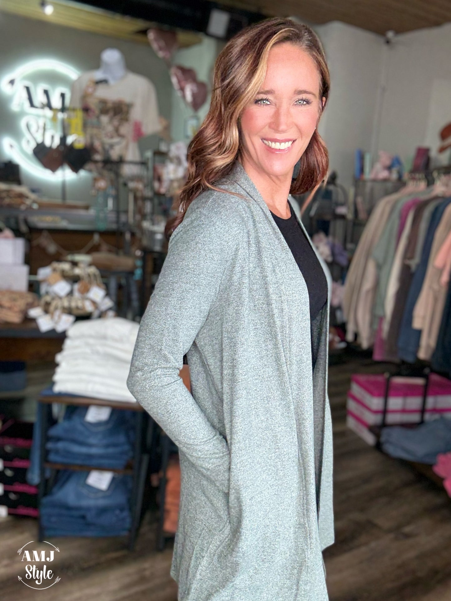 The Optimal Cardi - Dark Olive