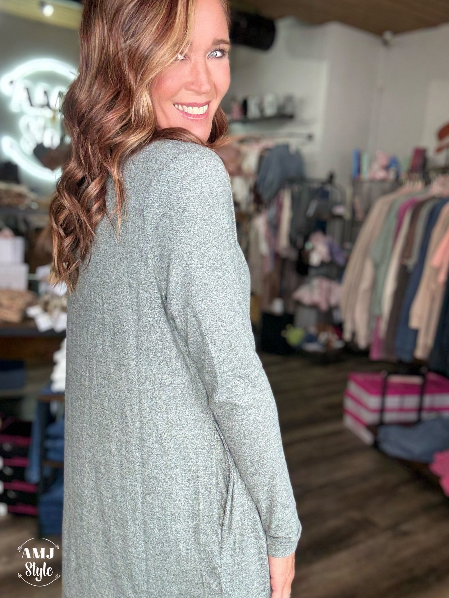 The Optimal Cardi - Dark Olive