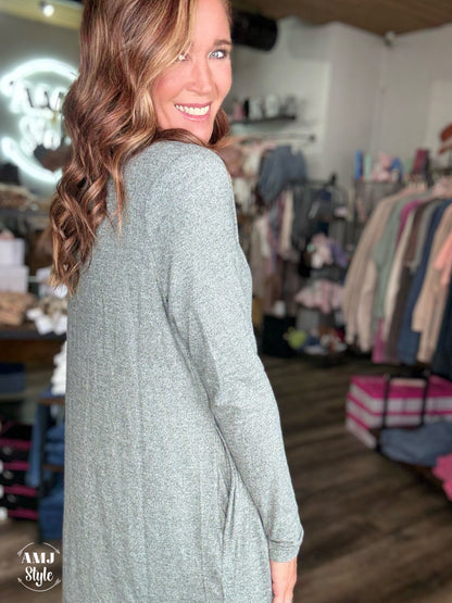 The Optimal Cardi - Dark Olive