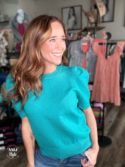 Emerald Muse Sweater Top