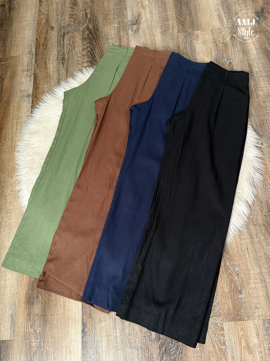 Pintuck Pleat Pants