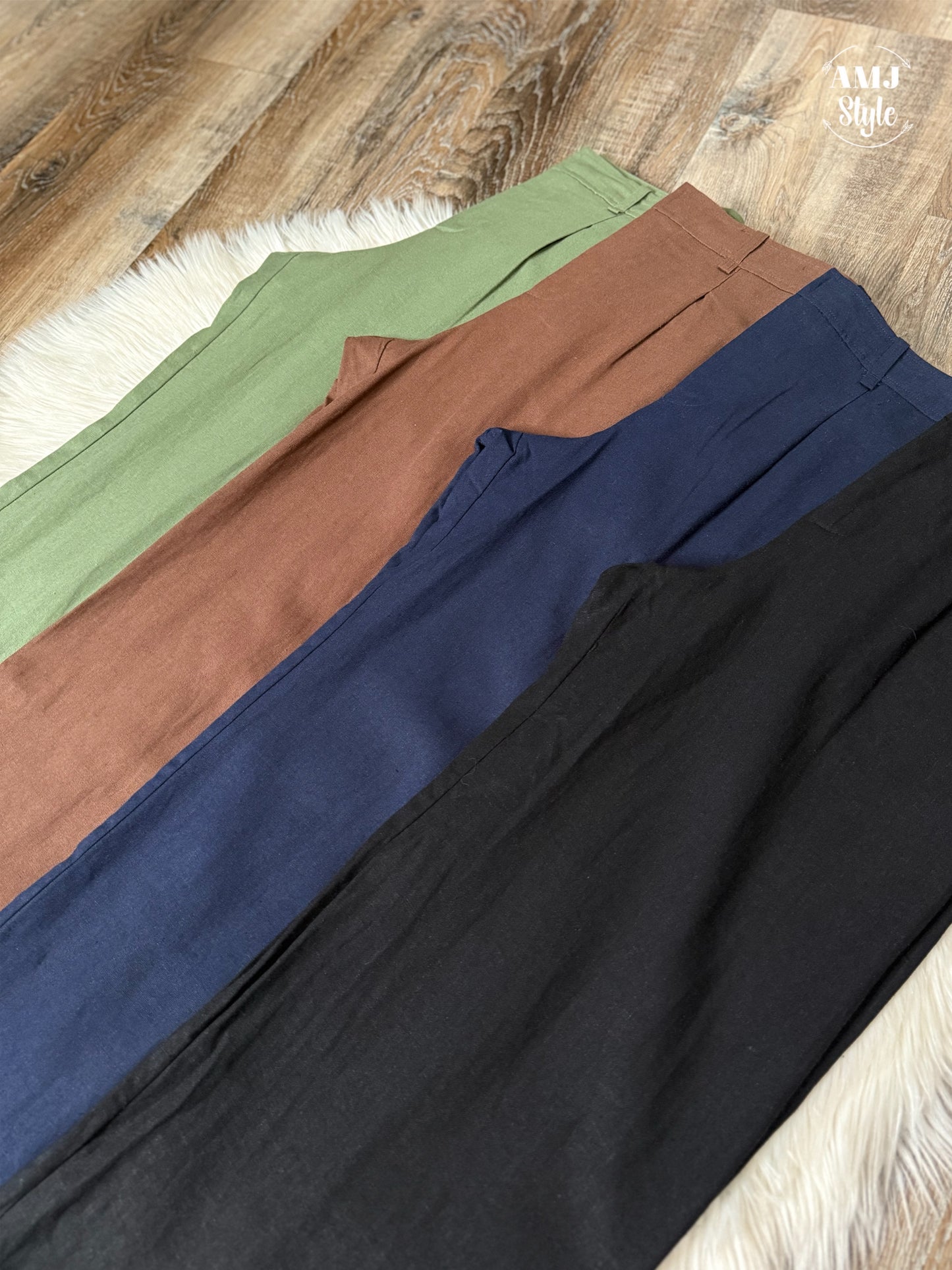 Pintuck Pleat Pants