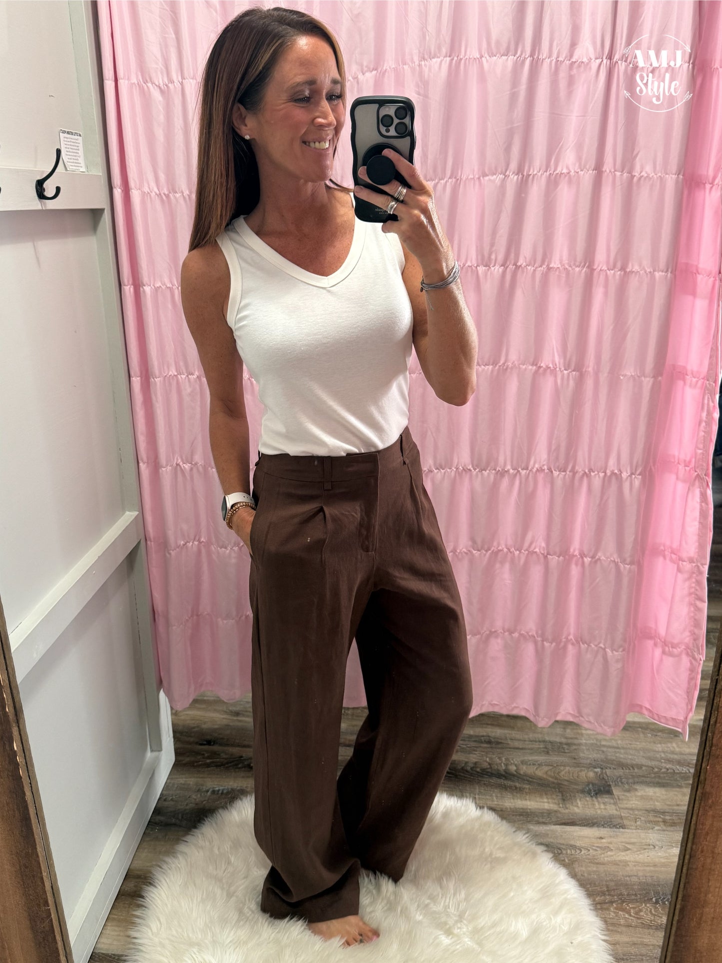 Pintuck Pleat Pants