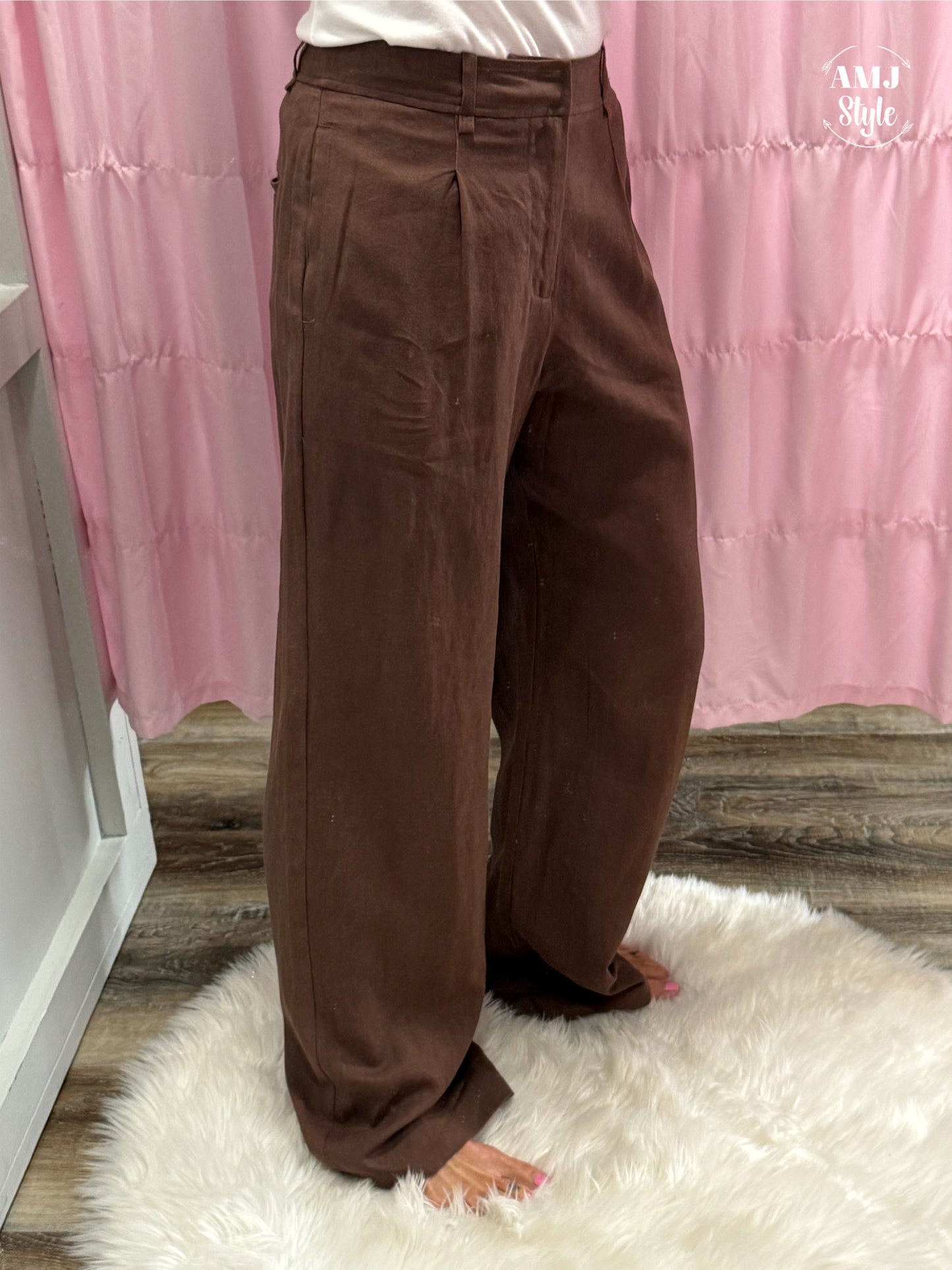 Pintuck Pleat Pants