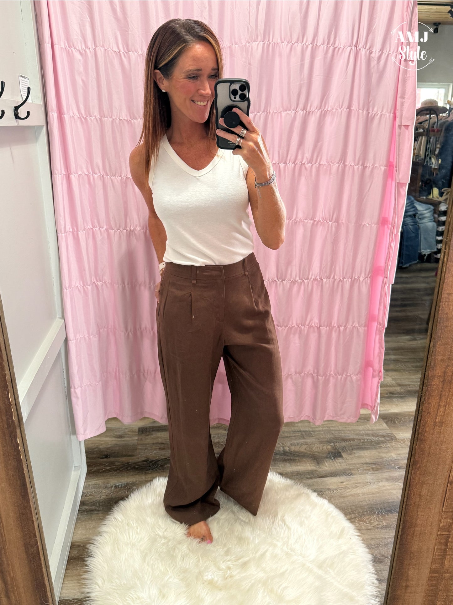Pintuck Pleat Pants