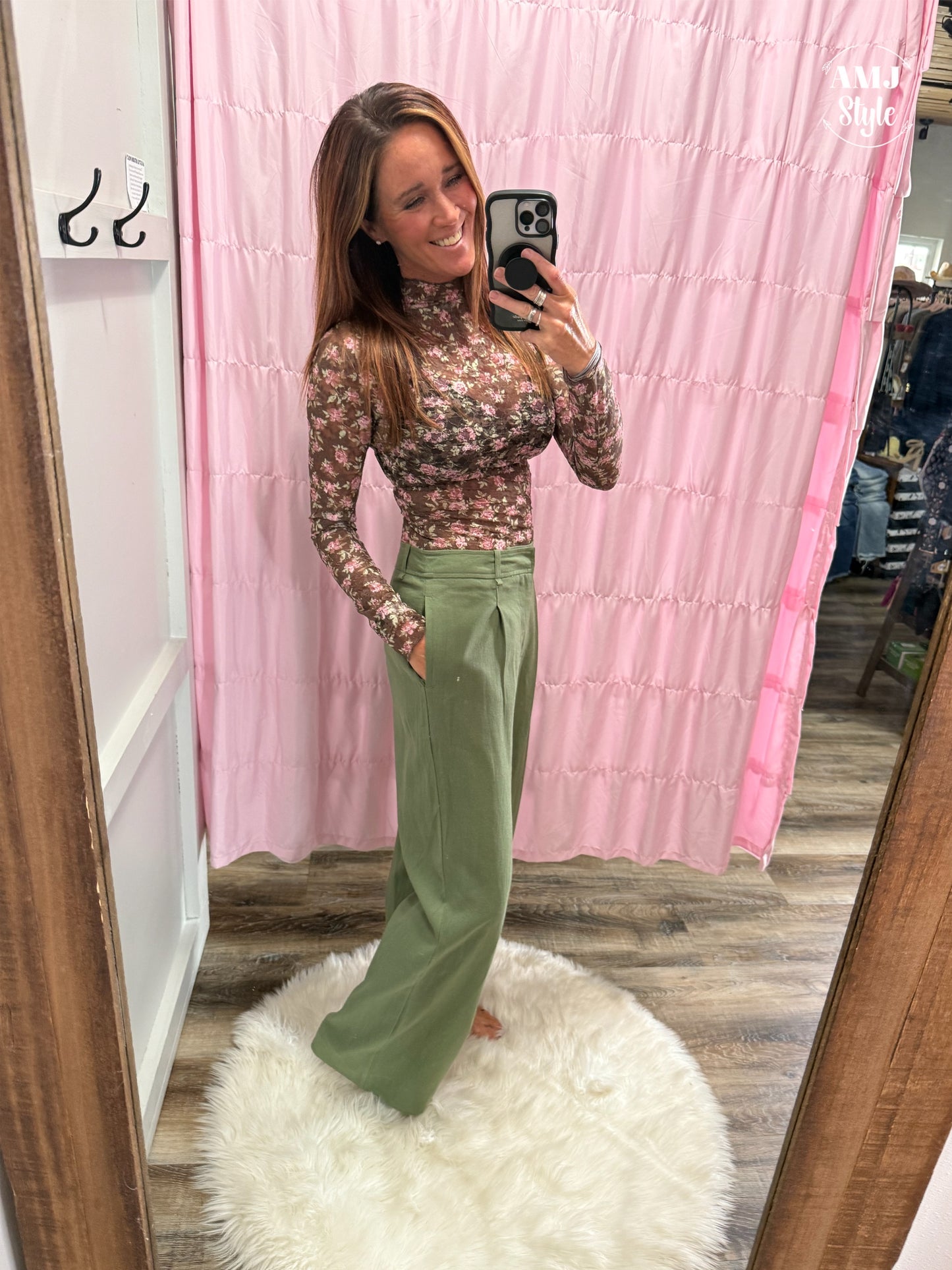 Pintuck Pleat Pants