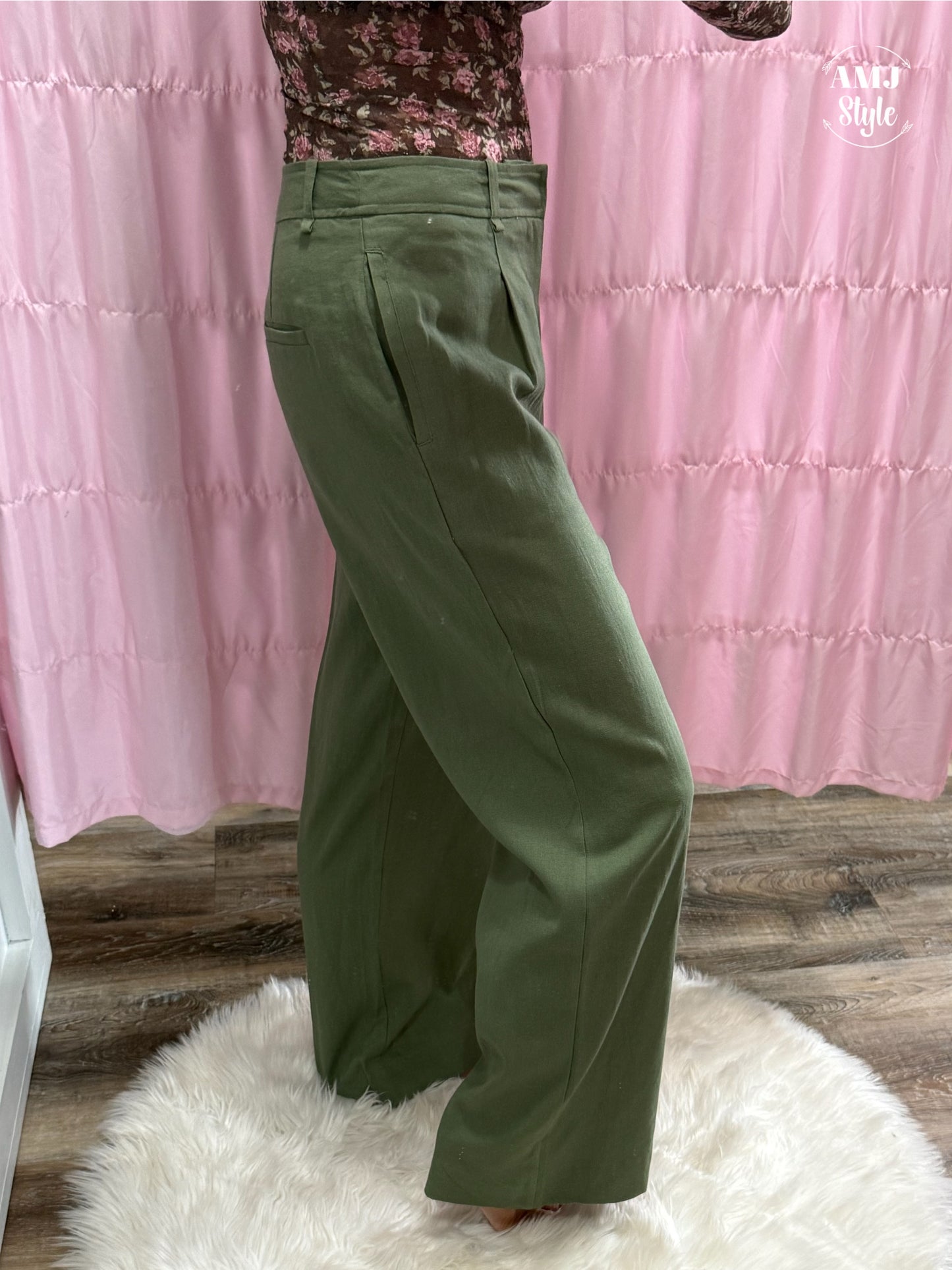 Pintuck Pleat Pants