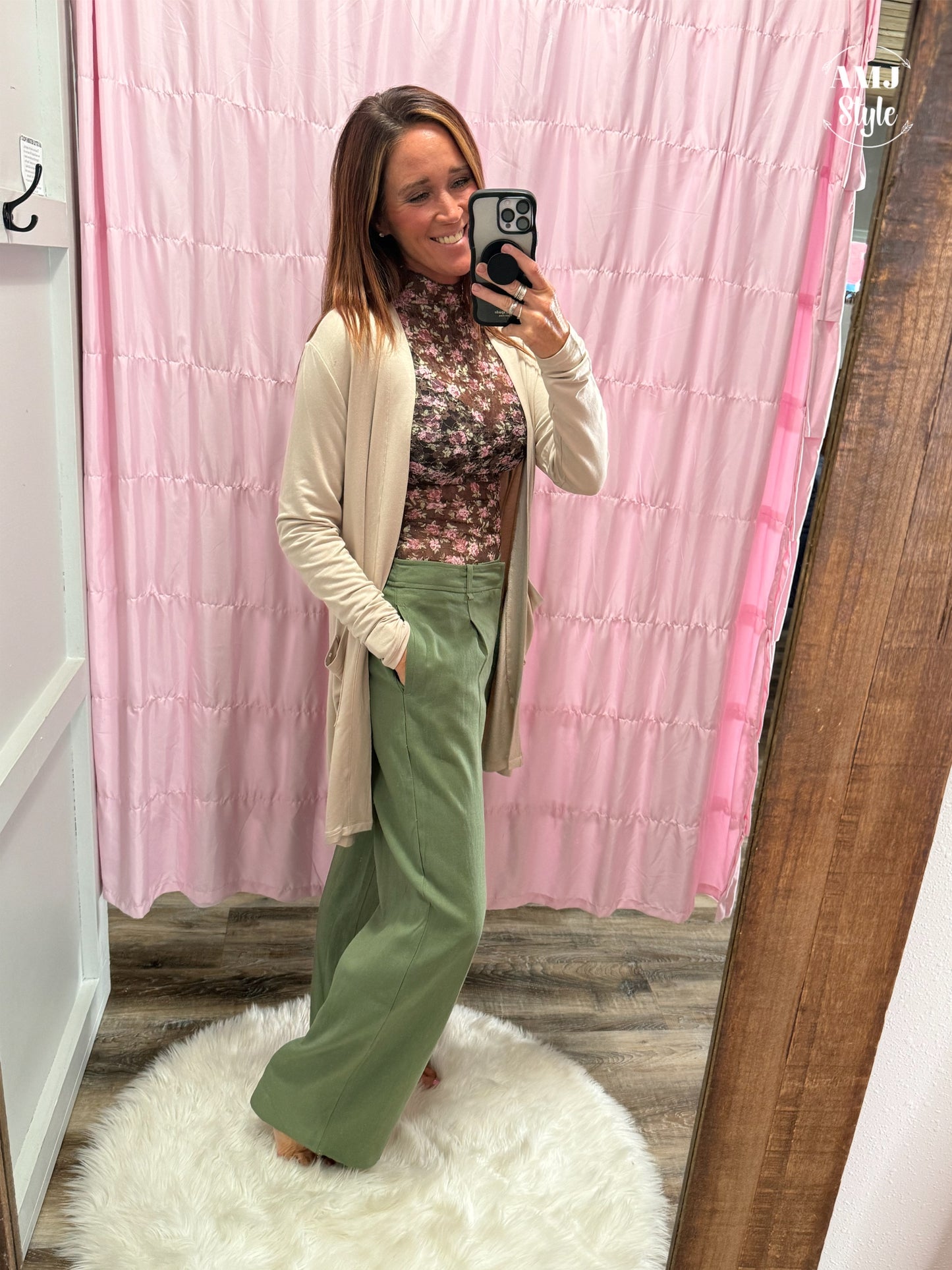 Pintuck Pleat Pants