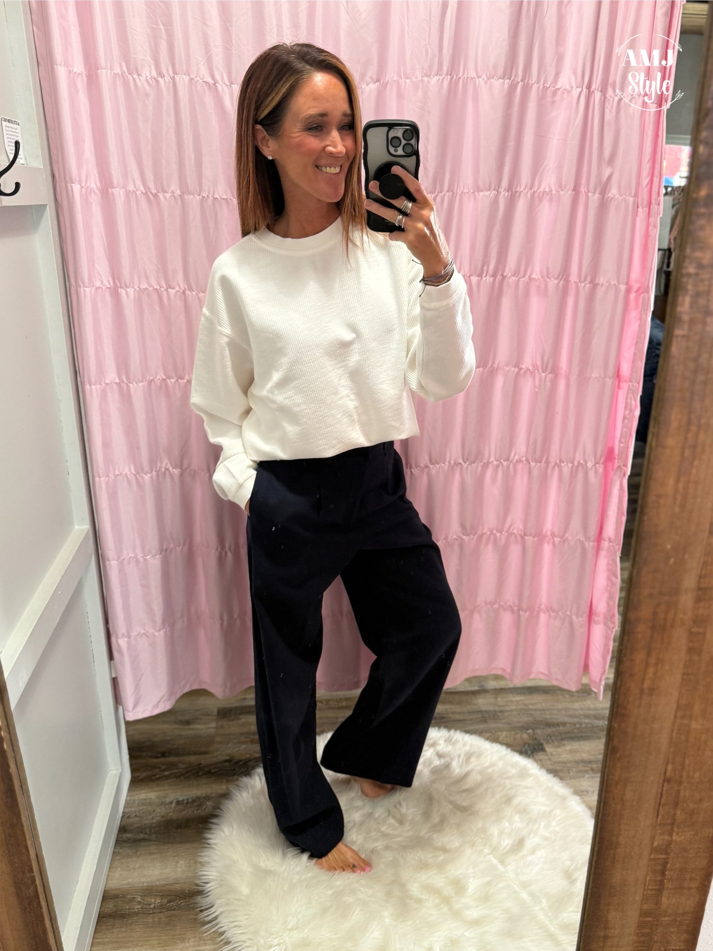 Pintuck Pleat Pants