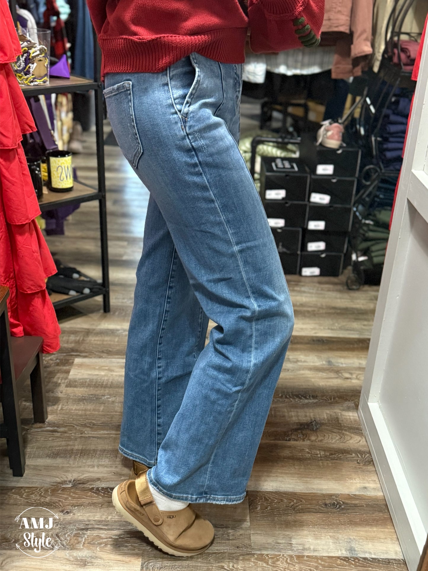 Evie Wide Leg Denim