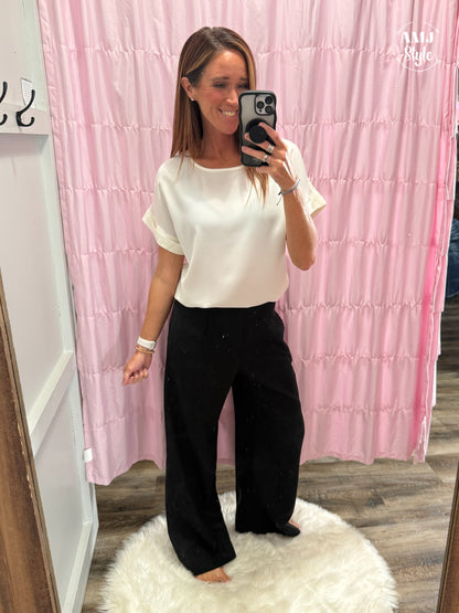 Pintuck Pleat Pants