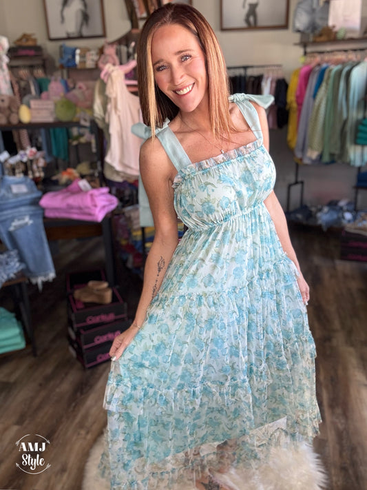 Whimsy Floral Maxi Dress