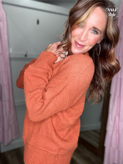 Orange Spice Sweater