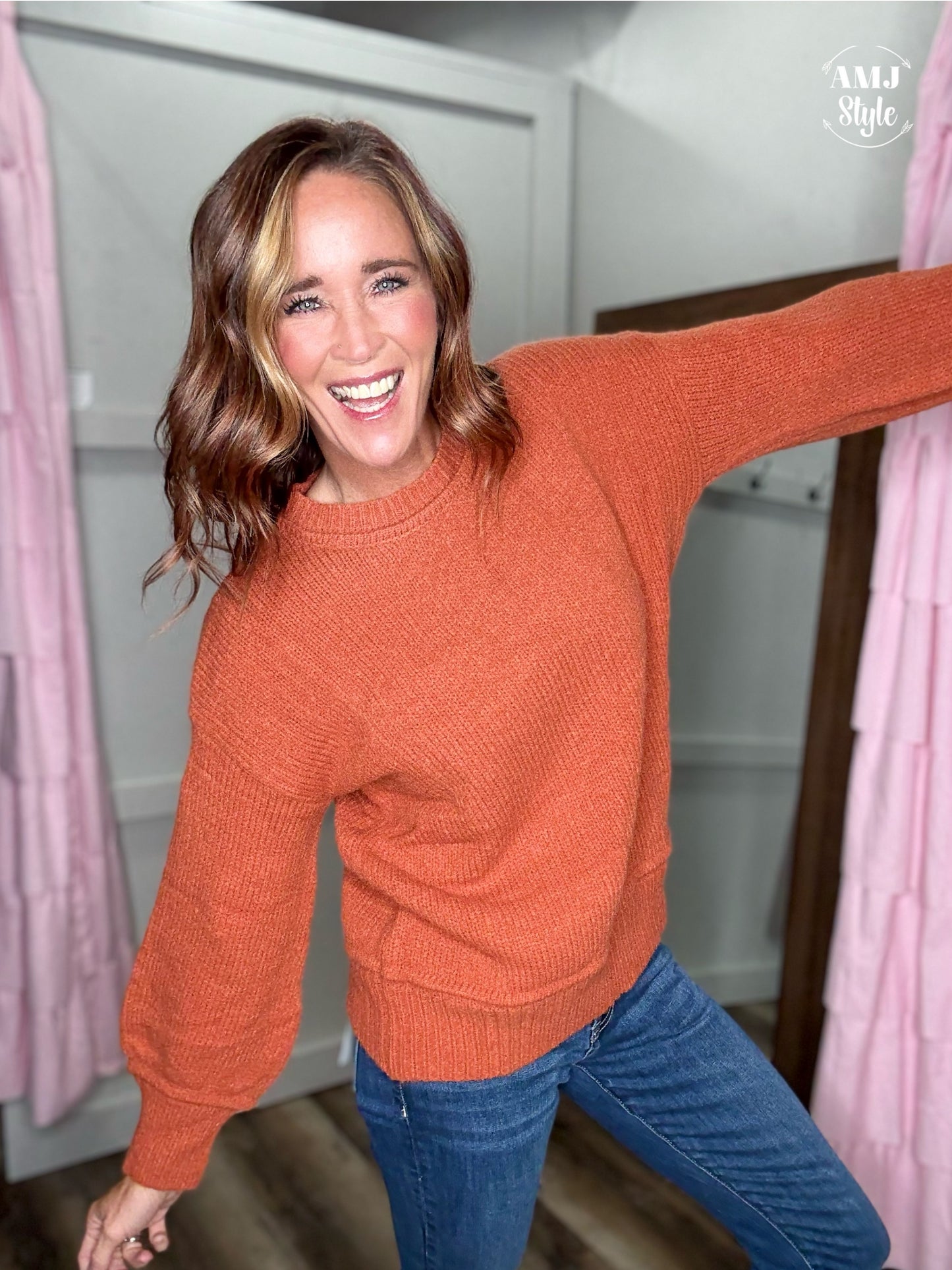 Orange Spice Sweater